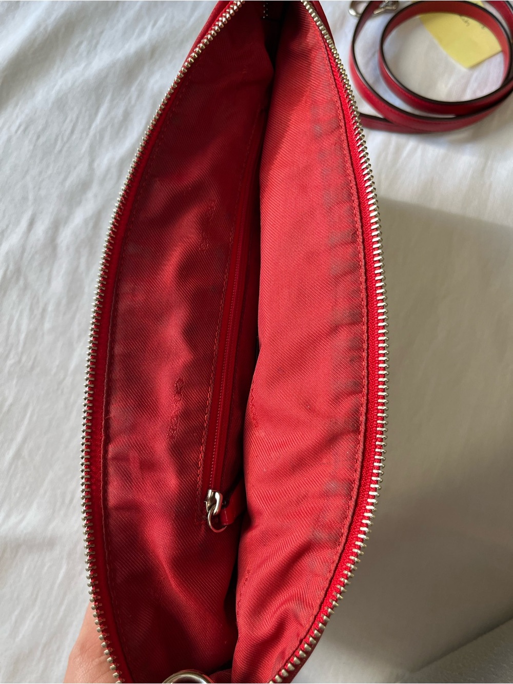 Coach Prairie Satchel with Signature Cs and Red Leather Trim - Picture 9 of 15